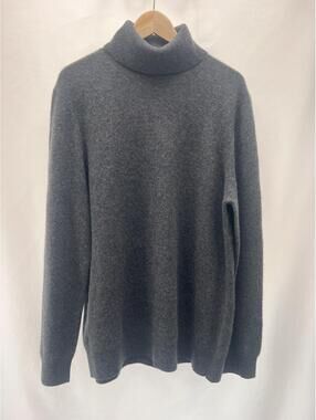Saks Fifth Avenue Cashmere Turtleneck Sweater Women's XL